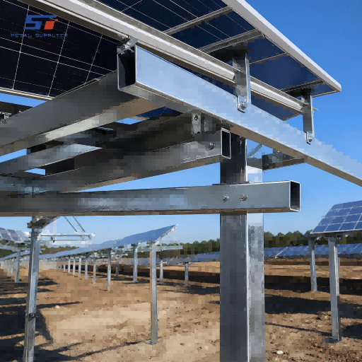 Soluzione in tubi strutturali zincati per la fabbricazione di sistemi di montaggio solare